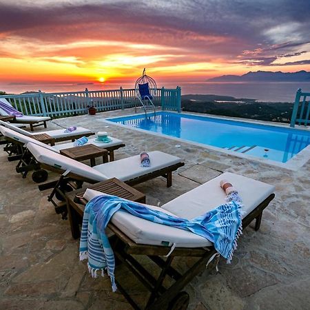Villa Orizontas Corfu, Private Villa With Breathtaking Views Loutses Екстер'єр фото