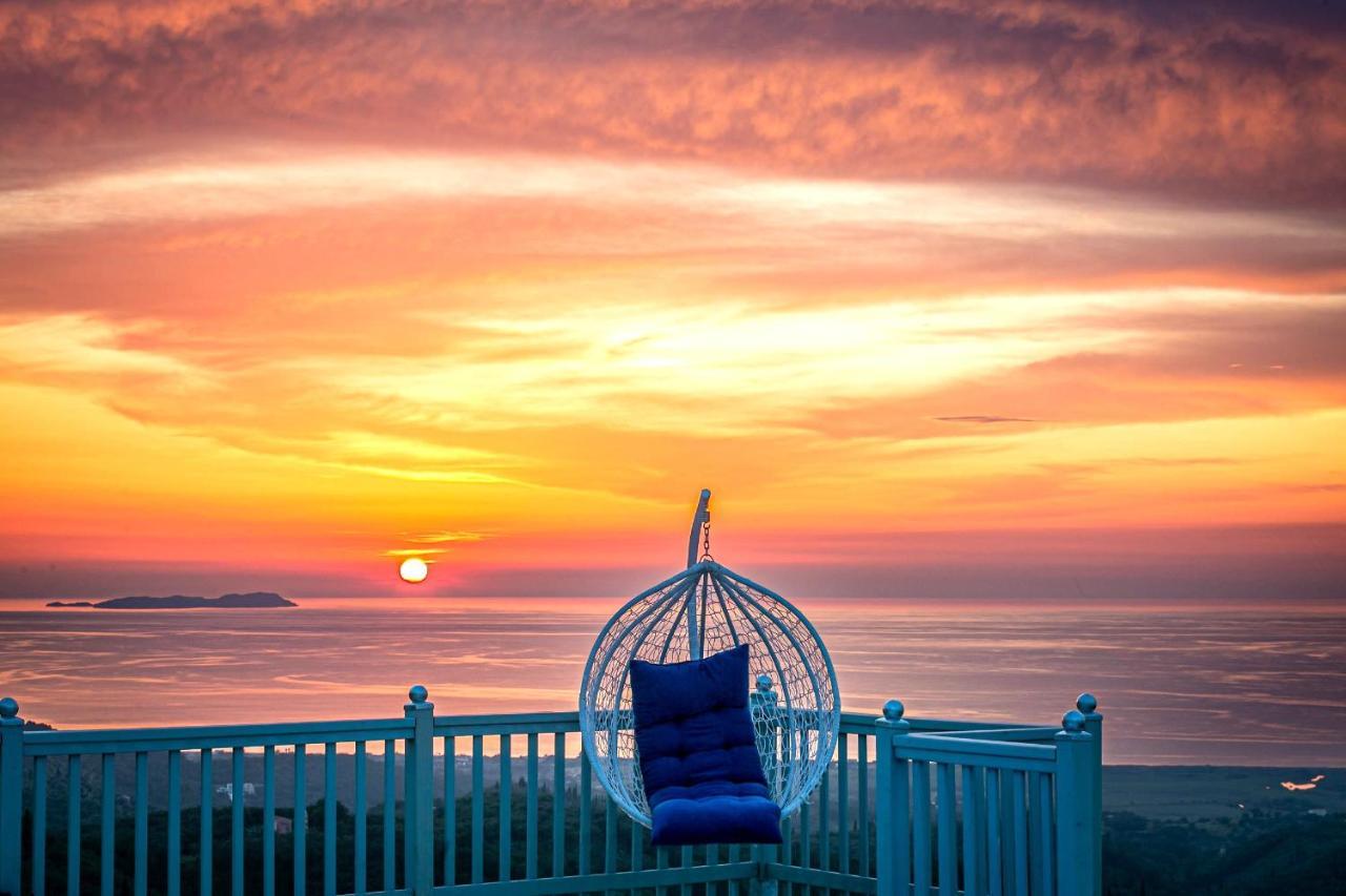 Villa Orizontas Corfu, Private Villa With Breathtaking Views Loutses Екстер'єр фото