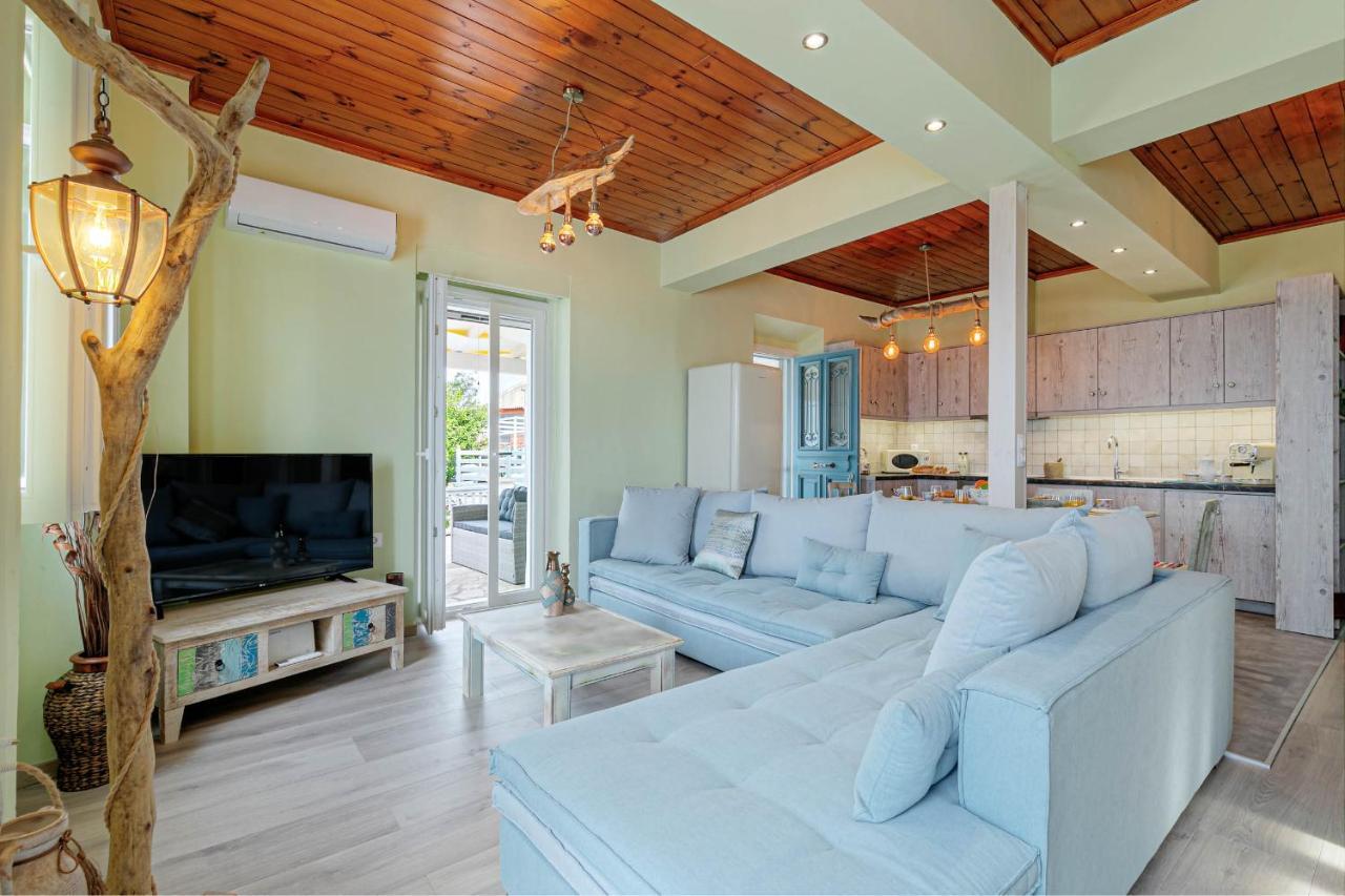 Villa Orizontas Corfu, Private Villa With Breathtaking Views Loutses Екстер'єр фото