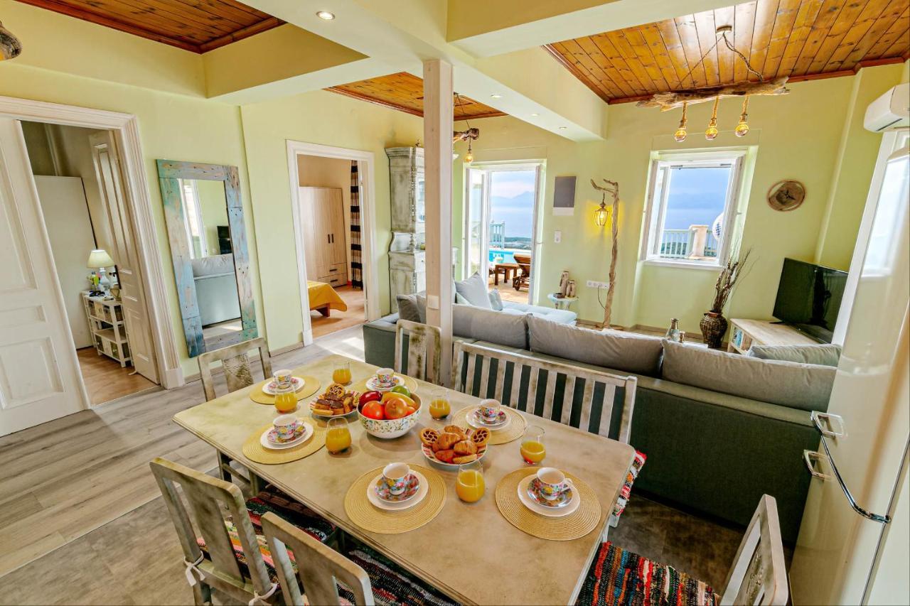 Villa Orizontas Corfu, Private Villa With Breathtaking Views Loutses Екстер'єр фото